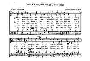 Bach, JS: Herr Christ, der einig Gotts Sohn; Stern: Wie schön leuchtet