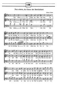 Staden: Nun schein, du Glanz der Herrlichkeit (gMoll)
