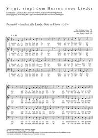 Crassot; Drüger: Jauchzt, alle Lande