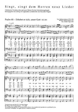 Crüger; Marx: Erhebet er sich, unser Gott