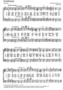 Silcher: Schifferlied (GDur)