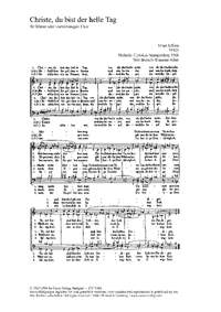 Arfken: Christe, du bist der helle Tag
