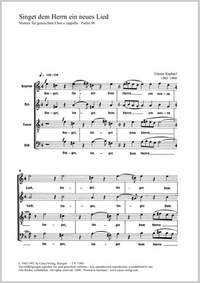 Raphael: Singet dem Herrn ein neues Lied