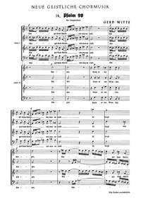 Witte: Singet dem Herrn ein neues Lied (CDur)