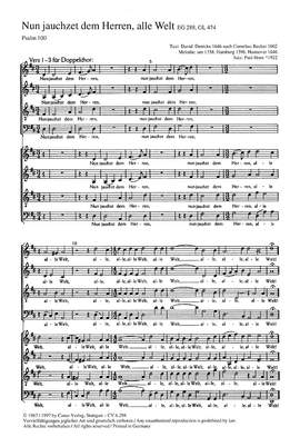Horn: Nun jauchzt dem Herren, alle Welt (DDur)