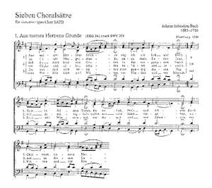 Bach, JS: Sieben Choralsätze