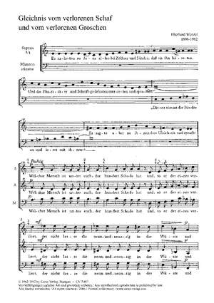 Wenzel: Gleichnis vom verlorenen Schaf (Op.32)