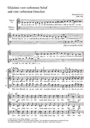 Wenzel: Gleichnis vom verlorenen Schaf (Op.32)