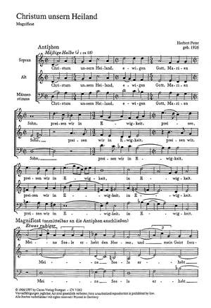 Peter: Magnificat "Christum unsern Heiland"