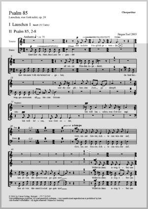 Essl: Lauschen, was Gott redet (Psalm 85)