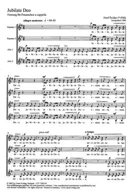 Swider: Jubilate Deo (GDur)