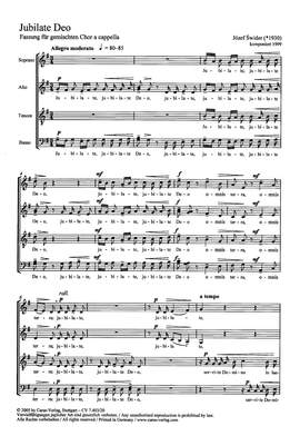 Swider: Jubilate Deo (GDur)