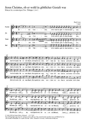 Horn: Jesus Christus, ob er wohl in göttlicher Gestalt war