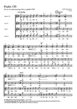 Schweizer: Psalm 150