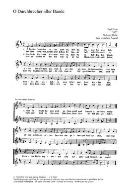 Horn: O Durchbrecher aller Bande (DDur)