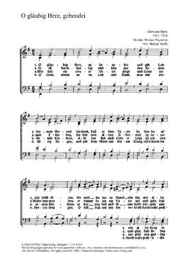 Praetorius: O gläubig Herz, gebenedei