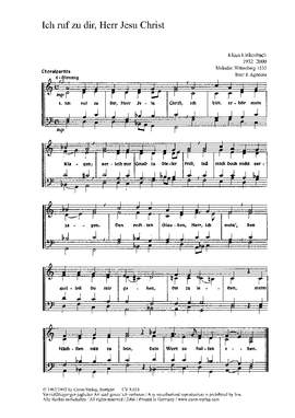Linkenbach: Ich ruf zu dir, Herr Jesu Christ (dMoll)