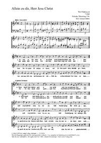 Pahlitzsch: Allein zu dir, Herr Jesu Christ
