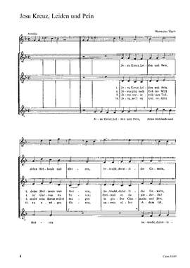 Stern: Jesu Kreuz, Leiden und Pein; O König aller Ehren