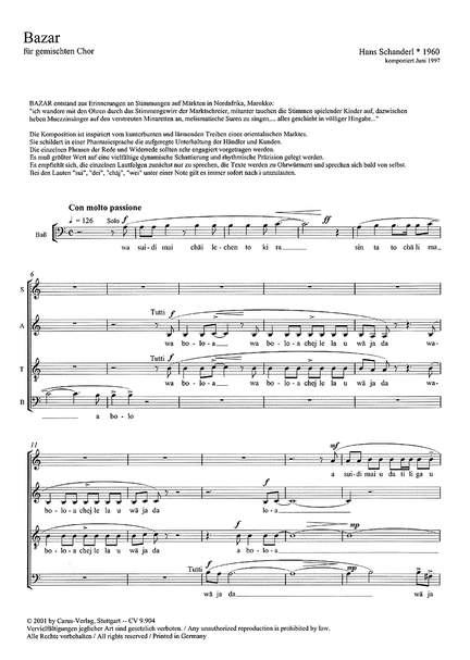 Schanderl: Bazar
