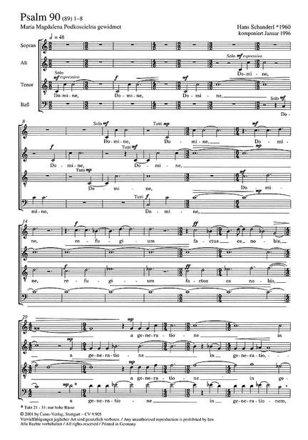 Schanderl: Psalm 90