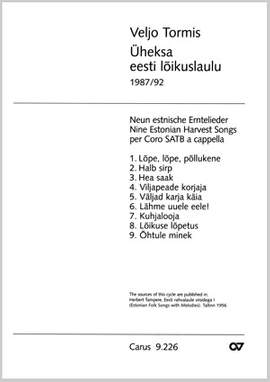 Tormis: 9 eesti löskulaulu