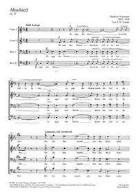 Neumann: Abschied (Op.27; cMoll)