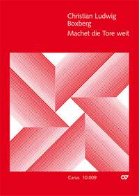 Boxberg: Machet die Tore weit (BDur)