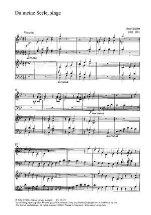 Kübler: Du, meine Seele, singe