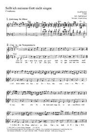 Kendel: Sollt ich meinem Gott nicht singen