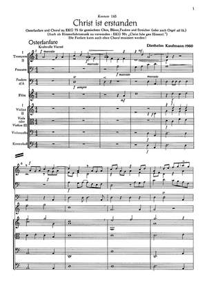 Kaufmann: Christ ist erstanden