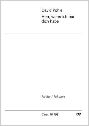 Pohle: Herr, wenn ich nur dich habe