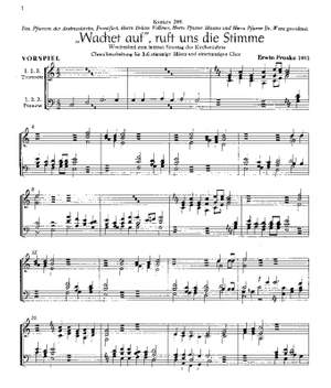 Proske: Wachet auf, ruft uns die Stimme