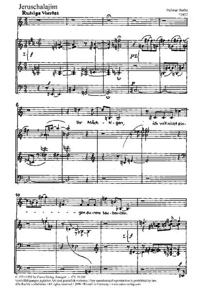 Barbe: Jeruschalajim