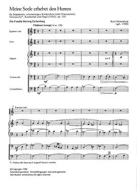 Hessenberg: Meine Seele erhebet (Op.116; aMoll)