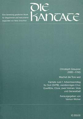 Graupner: Machet die Tore weit