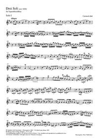 Carnaud ainé: Drei Soli für Sopranblockflöte (um 1828)