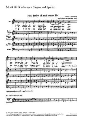 Herbst: Vier Chorsätze für Kinderchor von Kretzschmar, Herbst und Hörbe