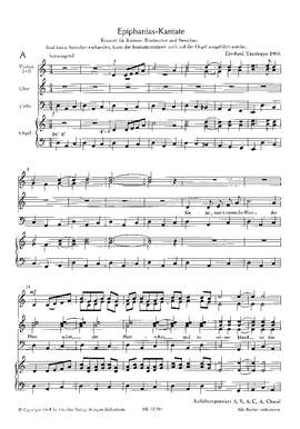 Tzschoppe: EpiphaniasKantate