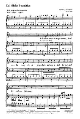 Kretzschmar: Dal gialet buondrius