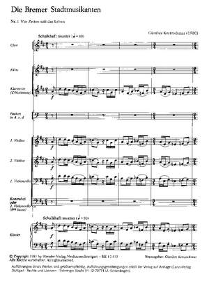 Kretzschmar: Die Bremer Stadtmusikanten