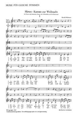 Heilmann: Hirtenkantate zur Weihnacht (FDur)