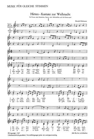 Heilmann: Hirtenkantate zur Weihnacht (FDur)