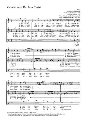 Gottschick: Gelobet seist du, Jesu Christ