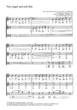 Ruppel: Nun singet und seid froh (FDur)
