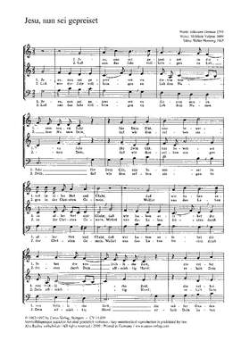 Hennig: Jesu, nun sei gepreiset (CDur)