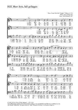 Baudach: Hilf, Herr Jesu, laß gelingen