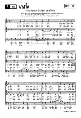 Wiemer: Jesu Kreuz, Leiden und Pein (dorisch)