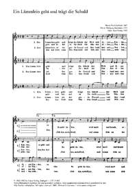 Fiebig: Ein Lämmlein geht (FDur)