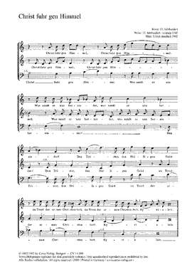Baudach: Christ fuhr gen Himmel